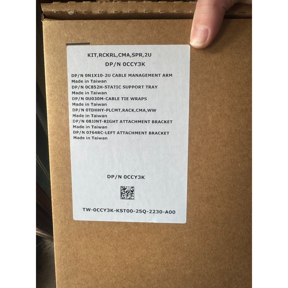 NEW DELL Part#0CCY3K OEM Genuine 2U Cable Management Arm Kit For Poweredge‎ R550